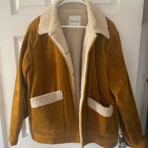Corduroy Sherpa lined jacket.